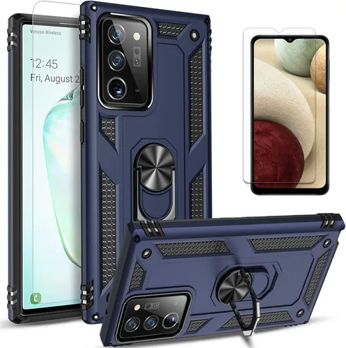 Vista 8 de STARSHOP Funda compatible con Samsung Galaxy Note 20 Ultra, no compatible con Note 20, con protector de pantalla de vidrio templado incluido, grado