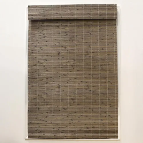 Vista 13 de Radiance Persianas Romanas de Bambú Sin Cordón para Ventanas - Persianas de Bambú de Varillas Planas para Control de Luz Semi-Privado - Persianas