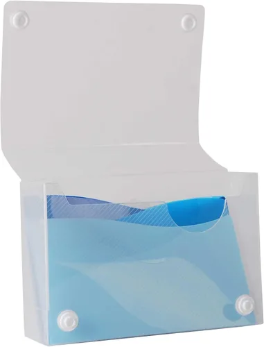 Vista 3 de Filexec Products Wave, estuche para tarjetas de índice de 3 x 5 pulgadas, paquete de 4 (50484-2028)