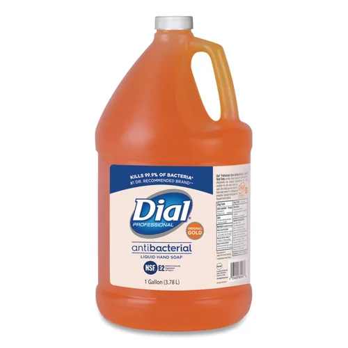 Vista 6 de Liquid Dial jabón antimicrobiano dorado líquido, fragancia floral, botella de 1 galón, Dorado, 4 Eficacia antibacteriana de amplio espectro