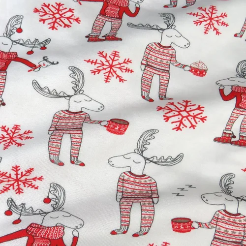 Vista 10 de HonestBaby - Pijama familiar navideña de algodón orgánico