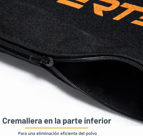 Vista 4 de POWERTEC Bolsa colectora de polvo para sierra ingletadora de 7-1/4 pulgadas, 8-1/2 pulgadas, se adapta a puertos de polvo nominales de 1-1/2