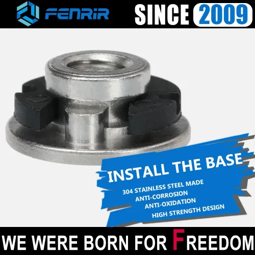 Vista 9 de Fenrir Kit de base de tornillo de asiento de liberación rápida personalizada de acero inoxidable 304 acabado negro para Harley Davidson 1997-ahora