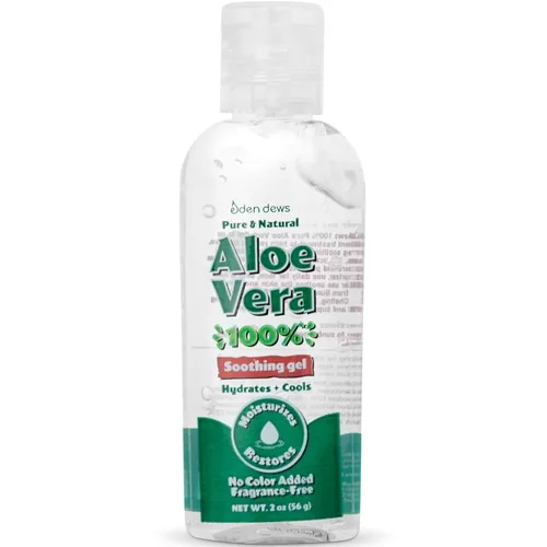 Vista 11 de Eden Dews Gel orgánico de aloe vera 100% puro y natural, hidratante, cuidado de la piel y el cabello, fabricado en Estados Unidos, sin perfume