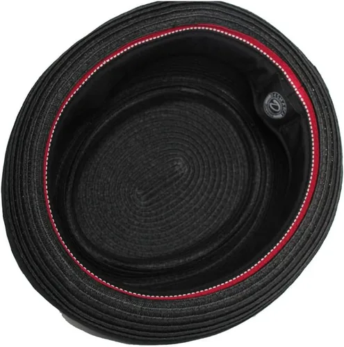 Vista 7 de DASMARCA Sombrero de cerdo retro de paja de papel de verano para hombre