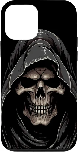 Vista 16 de Carcasa con capucha de fantasma de calavera para iPhone 17