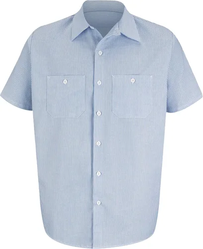 Vista 35 de Camisa de trabajo industrial de manga corta para hombre con alta visibilidad Red Kap Negro