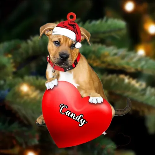 Vista 163 de Adornos de Navidad personalizados para perros, nombre personalizado, adorno de Malamute de Alaska, adornos acrílicos, regalos de Navidad, amantes