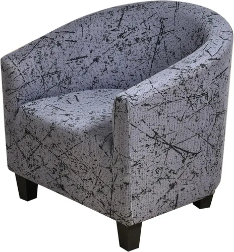 Vista 22 de HOTNIU Funda para silla de club, fundas para sillas de bañera para sillones, funda elástica para sillón, protector de silla de club, cubiertas