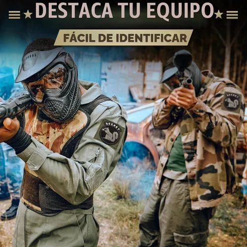 Vista 8 de Parche secreto de ardilla para equipo táctico - Parches de moral militar Negro