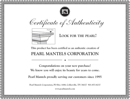 Vista 5 de Pearl Mantels, Inc. 120-48 Windsor - Mantel envolvente para chimenea, 48 pulgadas, sin terminar