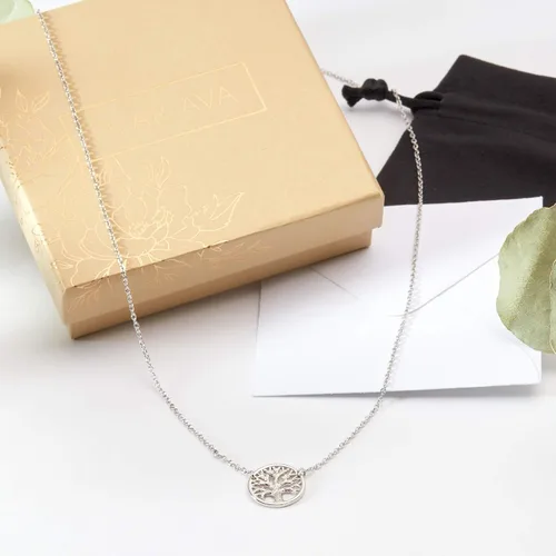 Vista 4 de Dear Ava Necklace Gift For Women and Girls - Adjustable Modern Jewelry Pendant Love Gifting Idea for Her with Heartfelt Card - Long Distance Gifts