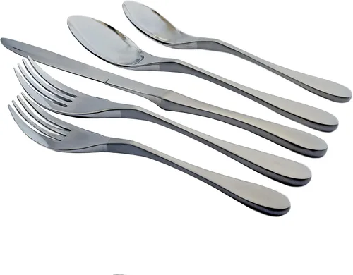 Vista 5 de Knork Juego de cubiertos brillantes de 20 piezas