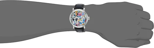 Vista 2 de Disney Mickey Mouse - Reloj analógico de cuarzo para adultos, Negro