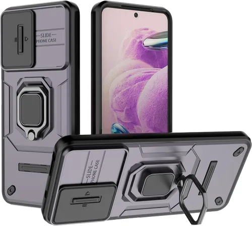 Vista 46 de Funda de teléfono móvil para Xiaomi Redmi A3/Xiaomi Poco C61 Soporte de coche Soporte Ventana corredera Cubierta protectora a prueba de golpes