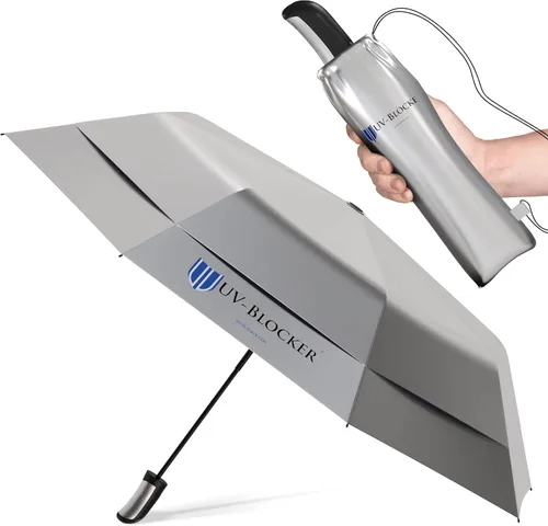 Vista 2 de UV-Blocker sombrilla para bloquear el sol, refrigerante, de viaje, protección contra UV