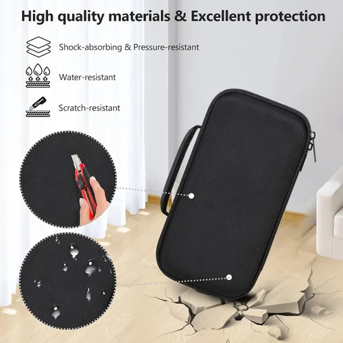 Vista 5 de Estuche rígido de transporte para Blue Tees Golf Player+ / Golf Player Pro GPS altavoz con pantalla táctil, funda de protección para reproductor