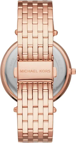 Vista 2 de Michael Kors Darci - Reloj de pulsera de cuarzo de tres agujas con bisel de cristal para mujer