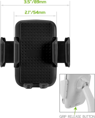 Vista 7 de Cellet Soporte de teléfono para parabrisas de automóvil, soporte para teléfono compatible con iPhone y teléfonos inteligentes Android