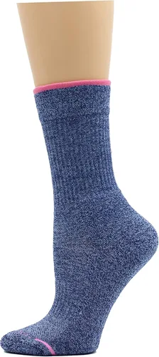 Vista 5 de Dr. Motion Calcetines de compresión para mujer con cojín mejorado y soporte de arco transpirable, 4 pares
