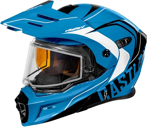 Vista 13 de Castle X CX950 V2 Fierce - Casco modular para nieve (negro mate/uva - XS)
