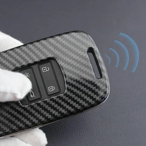 Vista 6 de Funda para llave compatible con Renault Kadjar Koleos Clio Scenic Megane Duster Sandero Twingo - Carcasa para llaves de coche, cadenas