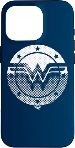 Vista 20 de Wonder Woman Funda con logotipo de escudo de medio tono para iPhone 17