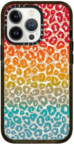 Vista 189 de CASETiFY Funda Impact para iPhone 13 [Protección contra caídas de grado militar 4X de 8.2 pies/Compatible con Magsafe] - #1 Mom - Transparente