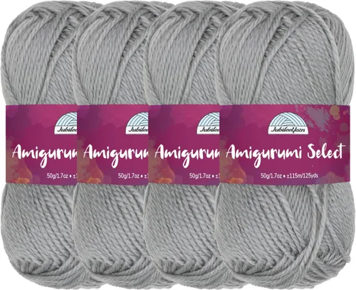 Vista 30 de JubileeYarn Amigurumi Select - Hilo acrílico DK - Begonia - 4 madejas