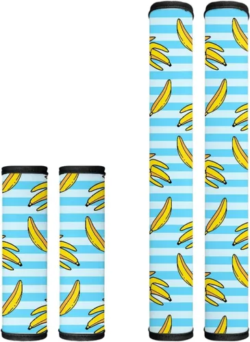 Vista 41 de Juego de 4 fundas protectoras de repuesto para manija de puerta de refrigerador con temática de té de la tarde para microondas, horno, refrigerador