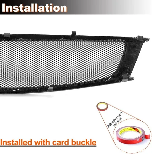 Vista 5 de Cubierta de rejilla de parrilla de capó frontal de fibra de carbono para Infiniti G37 2008-2013 Coupé 2 puertas de reemplazo de conversión