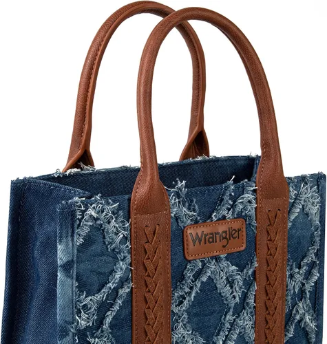 Vista 3 de Wrangler Aztec - Bolso tote para mujer, estilo bohemio, bolsos de hombro y bolsos occidentales