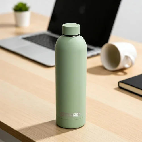 Vista 6 de Botella de agua aislada de acero inoxidable de 25 onzas, botella deportiva de boca estrecha, botella de viaje al vacío de doble pared, a prueba