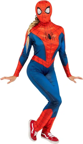 Vista 6 de Disfraz clásico de Spider-Man para mujer Disfraces de superhéroe