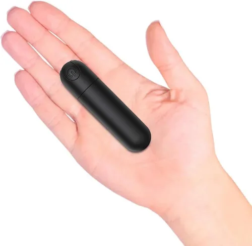 Vista 2 de Masajeador de espalda eléctrico portátil - Mini masajeador de cuello de tejido profundo impermeable y recargable (negro)