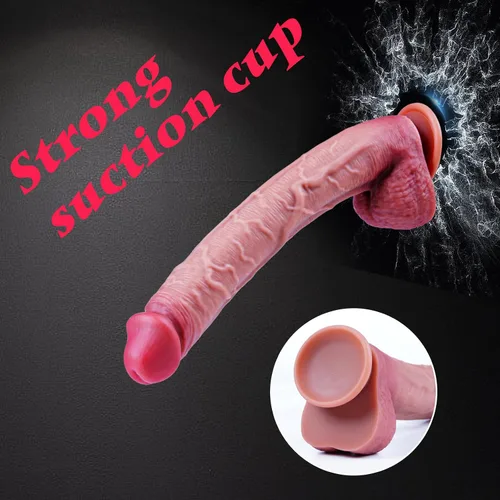 Vista 3 de Consolador Realista de Silicona de 7 Pulgadas para Principiantes Ultra Delgado y Fino con Ventosa, Consolador Anal de Pene Suave Pequeño y Lindo
