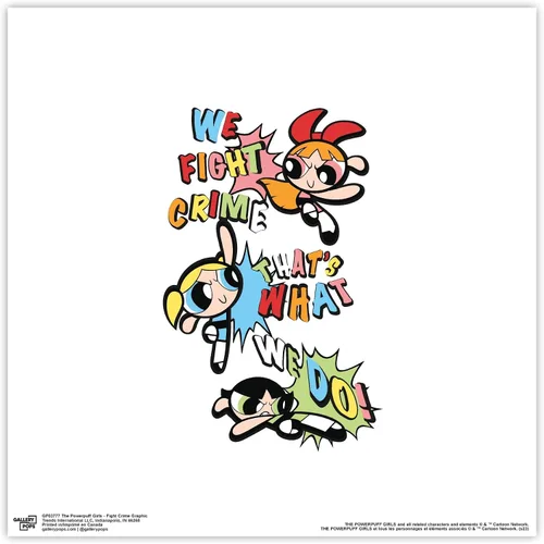 Vista 9 de Trends International Gallery Pops Cartoon Network The Powerpuff Girls - Póster gráfico de pared de lucha contra el crimen, 12.00 x 12.00 pulgadas