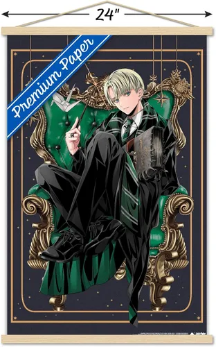 Vista 3 de Trends International The Wizarding World: Harry Potter - Dynasty Draco Wall Poster with Magnetic Frame