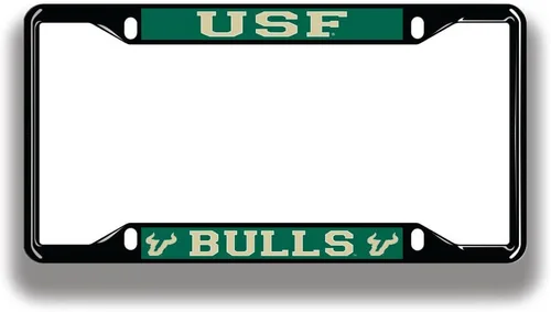 Vista 11 de Elite Fan Shop Marco de Matrícula con Licencia NCAA Negro