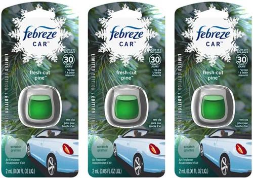 Vista 14 de Febreze Clip de ventilación para automóvil con aroma Downy April Fresh