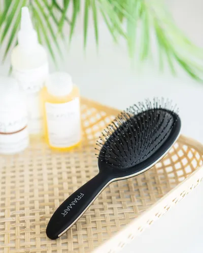 Vista 6 de Framar Cepillo desenredante para cabello rizado – Cepillos para el cabello para mujeres, desenredante húmedo, cepillo para cabello húmedo