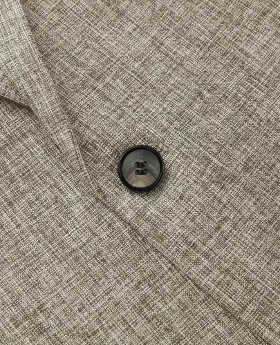 Vista 7 de Blazer casual para hombre, chaqueta de lino ajustada, chaquetas de traje para hombre, blazer casual, abrigo deportivo, trajes de lino