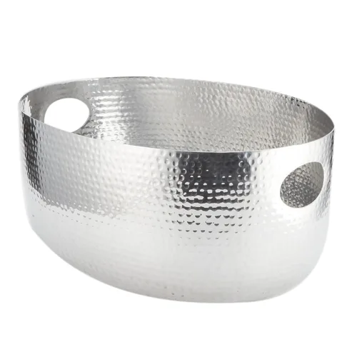 Vista 3 de American Metalcraft ATHB9 recipiente de aluminio martillado para bebidas, negro, 7 3/4 cuartos de galón