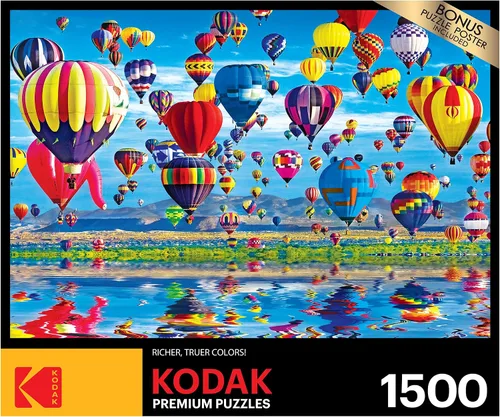 Vista 4 de RoseArt - Kodak Premium - Balloon Reflections - Rompecabezas de 1500 piezas para adultos