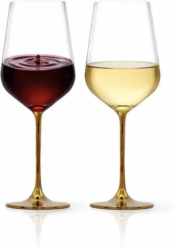 Vista 6 de LEMONSODA Full-Bottle - Copas de vino de cobre artesanal prémium (25 onzas líquidas) (juego de 16) [2109]