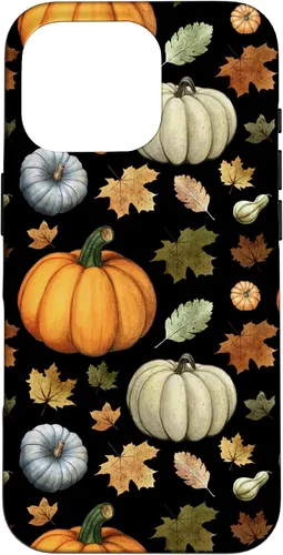 Vista 20 de iPhone 16 Falling Leaves Autumn and Pumpkin Happy Fall Case