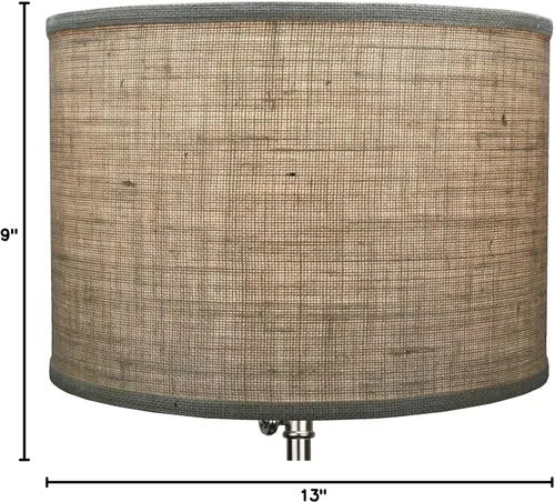 Vista 6 de FenchelShades.com Juego de 2 pantallas de lámpara de 13 pulgadas de diámetro superior x 13 pulgadas de diámetro inferior x 9 pulgadas de altura