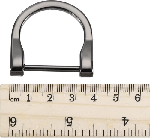 Vista 5 de uxcell Anillos en D de herradura en forma de U, hebilla de grillete atornillada