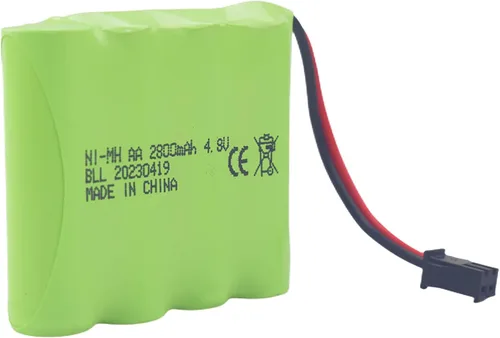 Vista 6 de sea jump Batería recargable AA de 4.8 V 2800 mAh con enchufe SM-2P y cable de carga USB para SY-E511 RC Excavadora Camión Ingeniería Vehículo E562