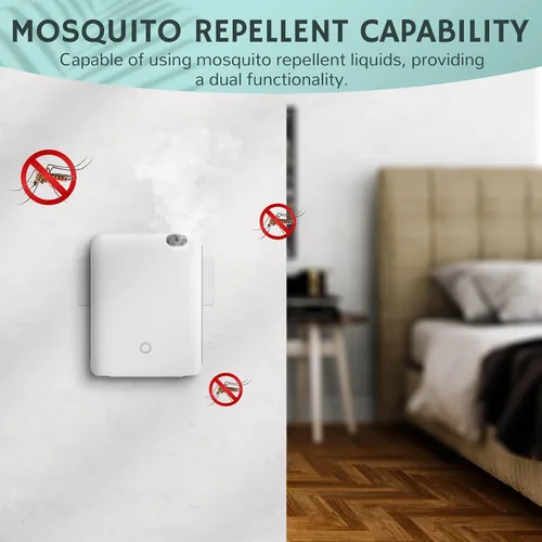 Vista 6 de Airthereal Máquina de aire de aroma nebulizante portátil, difusor de fragancia sin agua de 6.8 fl oz con tecnología de aire frío y control
